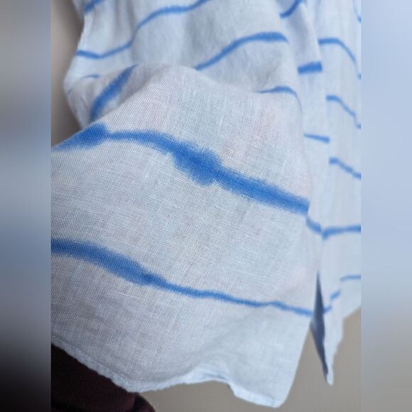 Vilebrequin 100% lined Button Shirt Tie Dye Blue - Picture 6 of 7